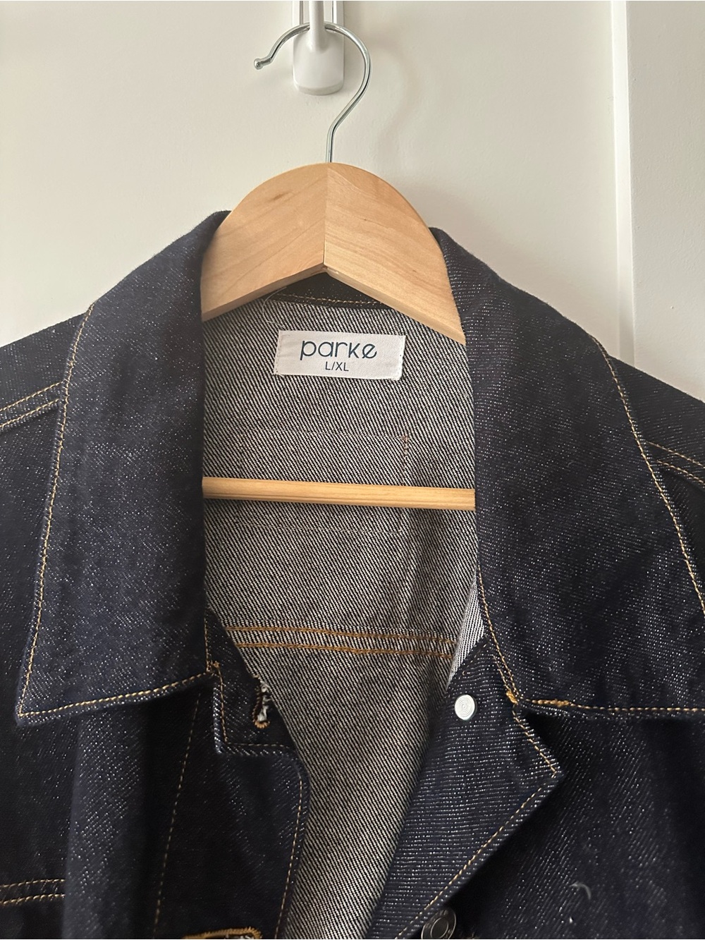Parke Dark Blue Denim Jacket - Picture 2 of 3